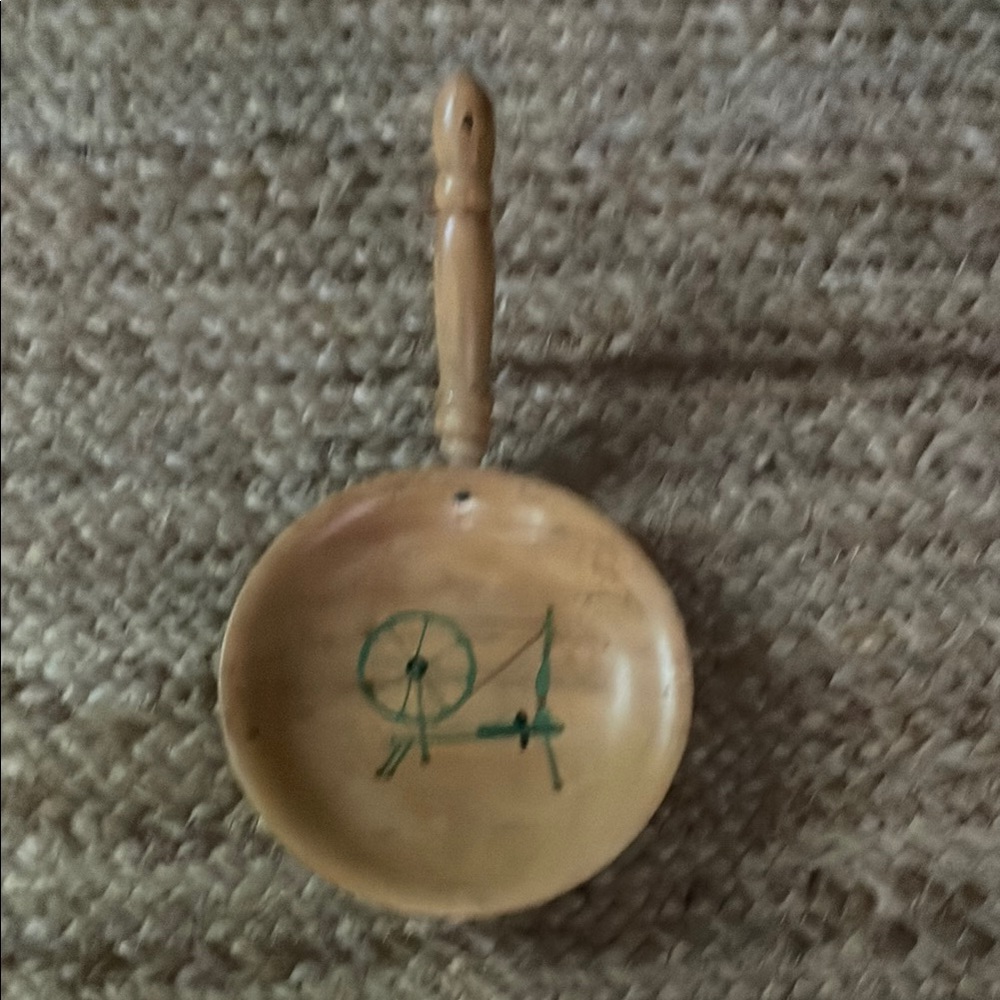 Vintage Wooden Decorative Bowl Wall Decor - Cottage Decor